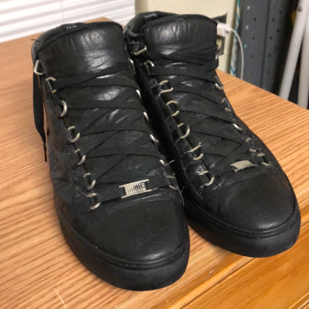 Balenciaga black shoes